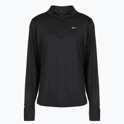 Dámsky bežecký longsleeve Nike Swift Dri-FIT UV 1/4-Zip Plus Size black