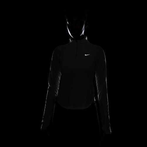 Dámska bežecká mikina Nike Tempo Swoosh Run Dri-Fit 1/4-Zip white/black