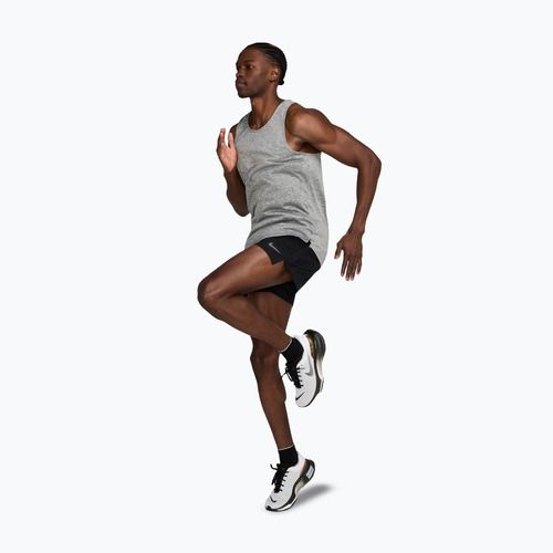 Pánske bežecké tričko Nike Stride Dri-Fit ADV smoke grey/heather