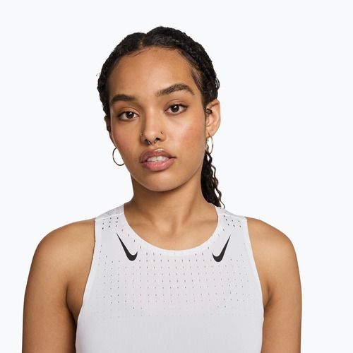Dámske bežecké tielko Nike AeroSwift Dri-Fit ADV Singlet white/black