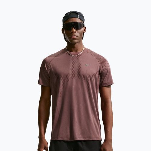 Pánske bežecké tričko Nike Stride Dri-Fit ADV tattoo/burgundy crush