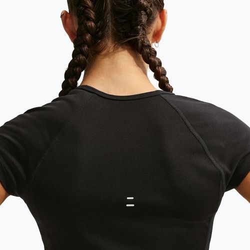 Dámske bežecké tričko Nike Swoosh Run Dri-Fit black/white/white