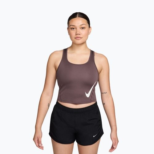 Dámske bežecké tričko Nike Swoosh Run Dri-Fit tattoo/black/white