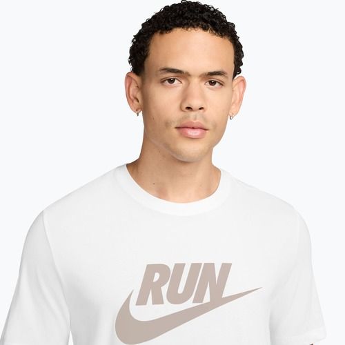 Pánske tričko Nike Dri-Fit Running White/Moon Particle