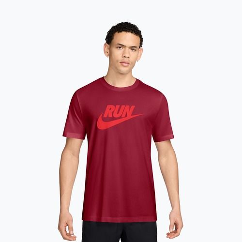 Pánske tričko Nike Dri-Fit Running team crimson/light crimson