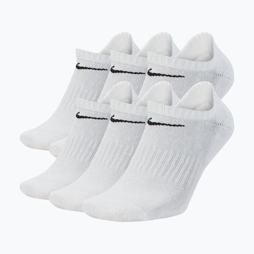 Ponožky Nike Everyday Cushioned No-Show 6 párov white/black