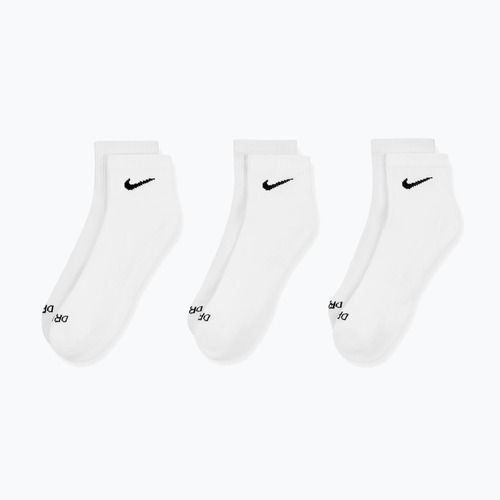 Ponožky Nike Everyday Plus Cushioned Ankle 3 páry white/black