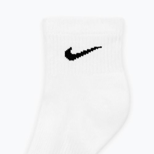 Ponožky Nike Everyday Plus Cushioned Ankle 3 páry white/black