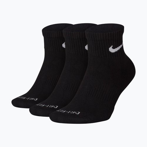 Ponožky Nike Everyday Plus Cushioned Ankle 3 páry black/white