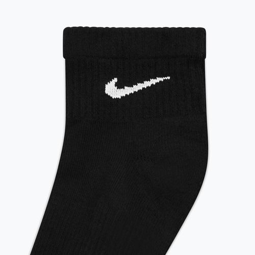 Ponožky Nike Everyday Plus Cushioned Ankle 3 páry black/white