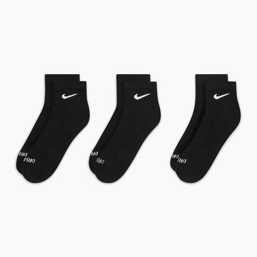 Ponožky Nike Everyday Plus Cushioned Ankle 3 páry black/white