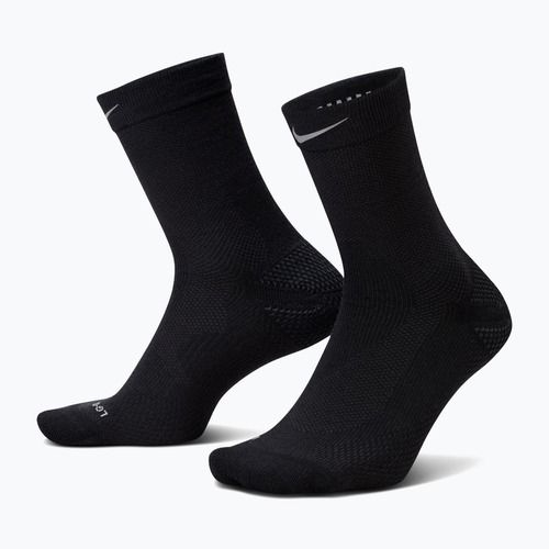 Ponožky Nike Running Lightweight Wool Crew black/dark smoke grey