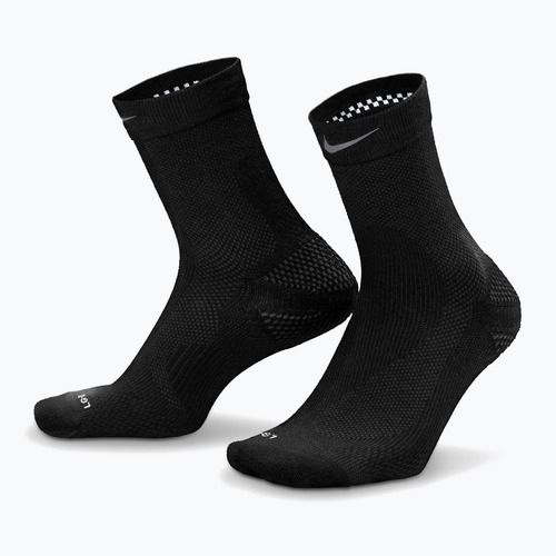 Ponožky Nike Running Wool Micro Crew black/dark smoke grey
