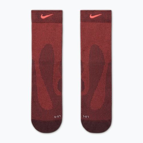 Ponožky Nike Running Lightweight Micro Crew tattoo/hot lava/pure platinum/hot lava