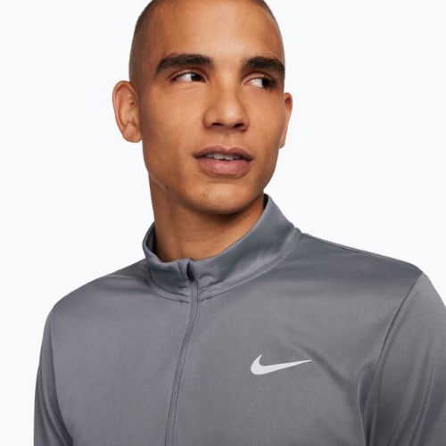 Pánska bežecká mikina Nike Pacer Dri-Fit 1/2 Zip smoke grey