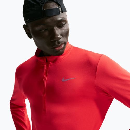 Pánska bežecká mikina Nike Pacer Dri-Fit 1/2 Zip light crimson