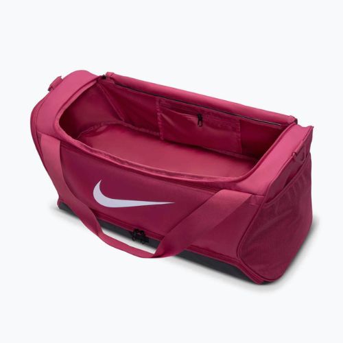Tréningová taška Nike Brasilia 9.5 60 l sweet beet/black/white