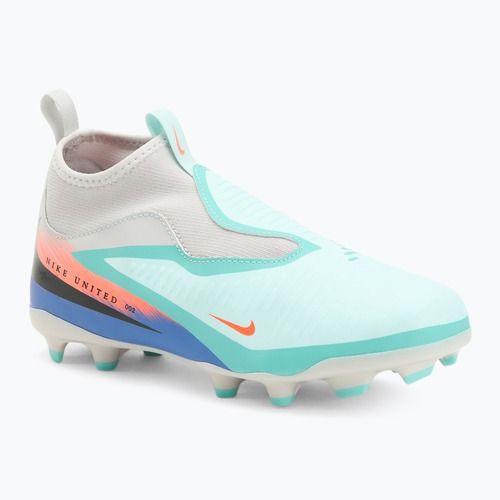 Detské kopačky Nike United Phantom 6 High Academy Jr FG/MG pistachio frost/hyper orange