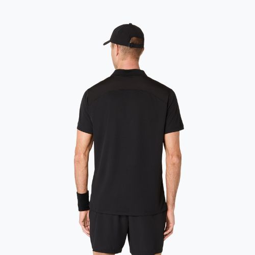 Pánske polo tričko ASICS Court Polo performance black