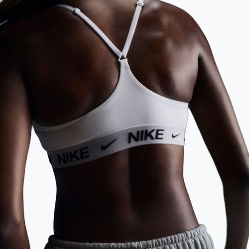 Športová podprsenka Nike Dri-Fit Indy Light Support white/black