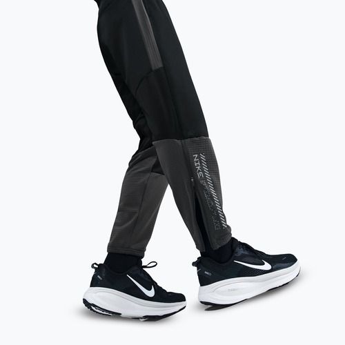 Pánske bežecké nohavice Nike Challenger Therma-Fit Winterized black/anthracite/black
