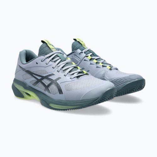Pánske tenisové topánky ASICS Solution Speed FF 4 Clay grey blue/ironclad
