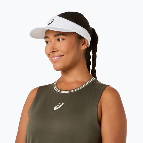 Dámske tenisové tričko ASICS Game Sleeveless Top W dark olive