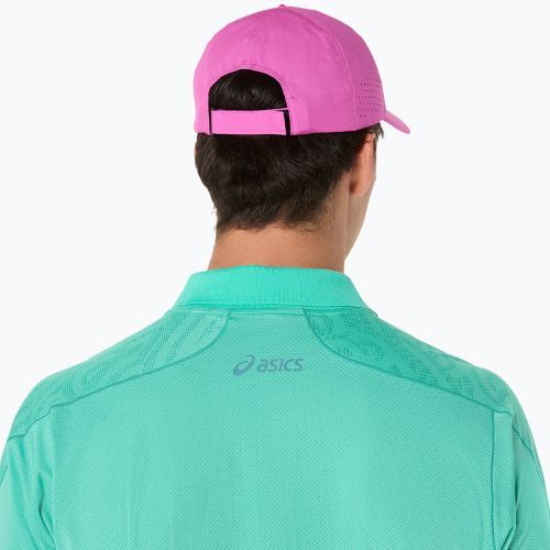 Pánske tenisové tričko ASICS Match Jacquard Polo aurora green