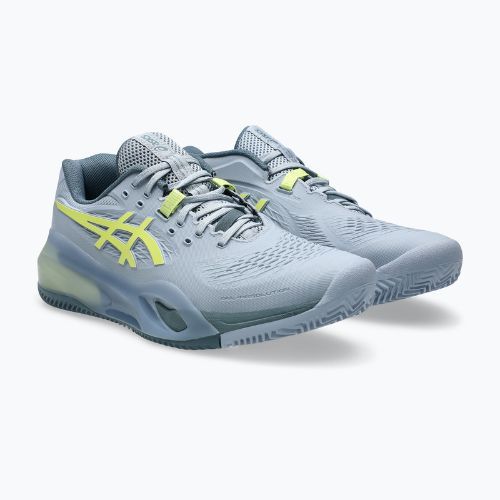 Pánske tenisové topánky ASICS Gel-Resolution X Clay grey blue/pistachio