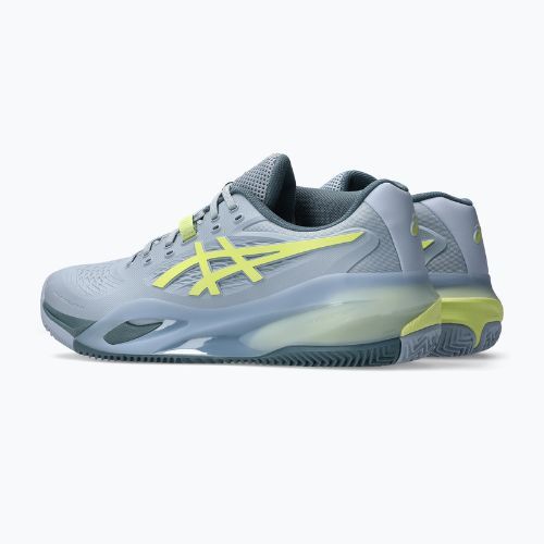 Pánske tenisové topánky ASICS Gel-Resolution X Clay grey blue/pistachio