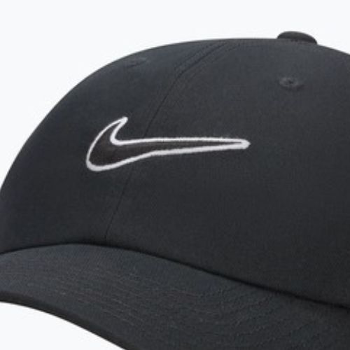 Šiltovka Nike Club Unstructured Swoosh black/black