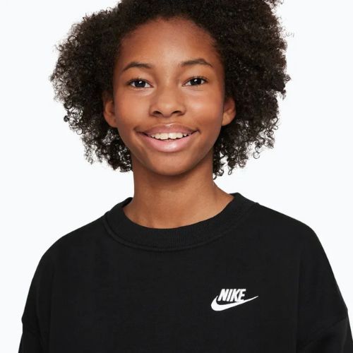 Detská mikina Nike Sportswear Club Fleece university black/white