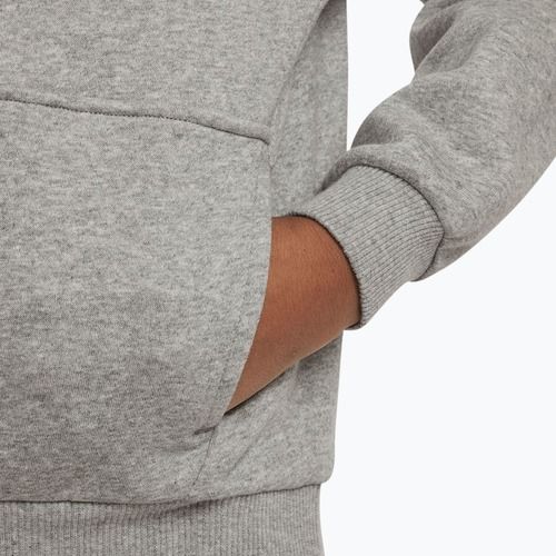 Detská mikina Nike Club Fleece Hoodie dark grey heather/white