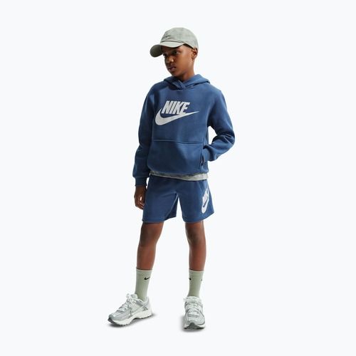 Detská mikina Nike Club Fleece Hoodie mystic navy/white