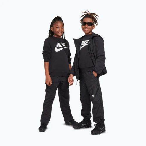 Detská mikina Nike Sportswear Club Fleece comet black/white