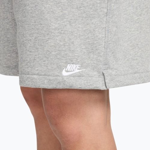Pánske šortky Nike Club French Terry Flow dark grey heather/light smoke grey/white