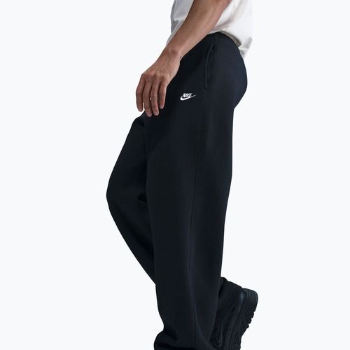 Pánske nohavice Nike Club Open-Hem black/black/white