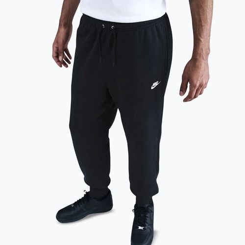 Pánske nohavice Nike Club Jogger black/black/white