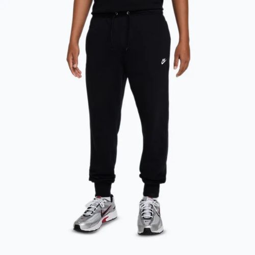Pánske nohavice Nike Club French Terry Joggers black/black/white