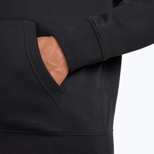 Pánska mikina Nike Club Full Zip Hoodie black/black/white