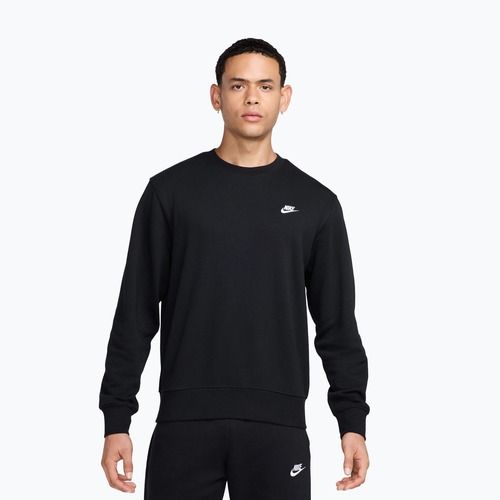 Pánska mikina Nike Club French Terry Crew black/white