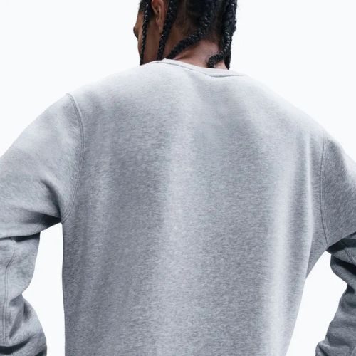 Pánska mikina Nike Sportswear Club Graphic Fleece Crew dark grey heather/white