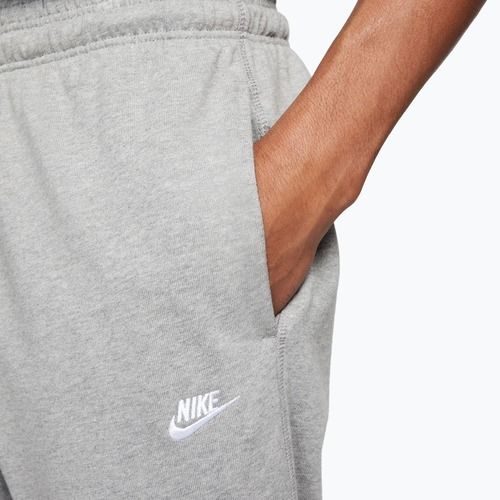 Pánske nohavice Nike Club Knit Jogger dark grey heather/white