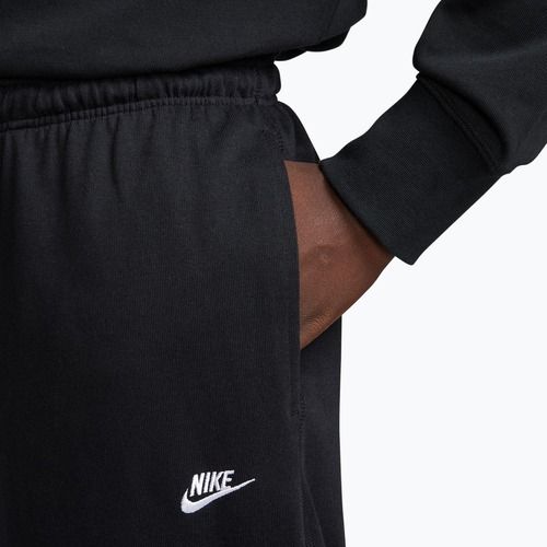 Pánske nohavice Nike Sportswear Club Knit Open-Hem black/white