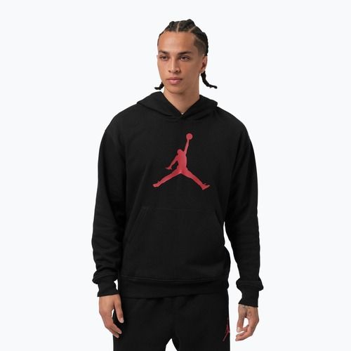 Pánska mikina Jordan Pullover Hoodie black/gym red