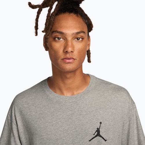 Pánske tričko Jordan grey heather/black