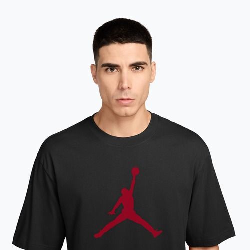 Pánske tričko Jordan black/gym red