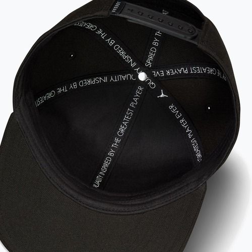 Šiltovka Jordan Rise Structured Curved-Bill black/white