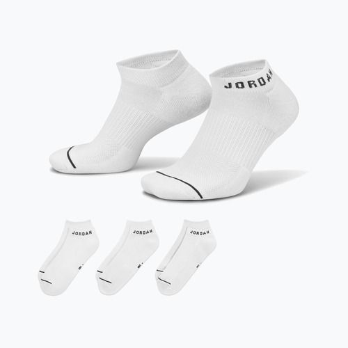 Ponožky Nike Jordan Everyday No-Show 3 páry white/black
