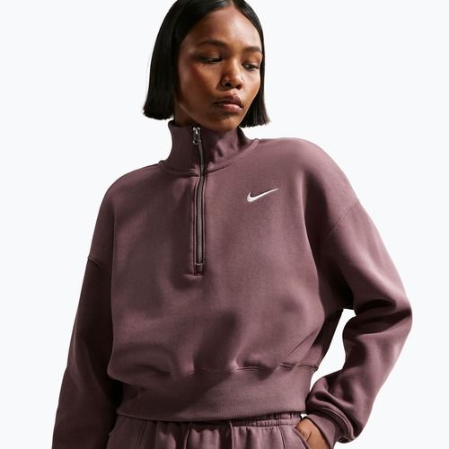 Dámska mikina Nike Sportswear Phoenix Fleece 1/2 Zip Cropped tattoo/sail